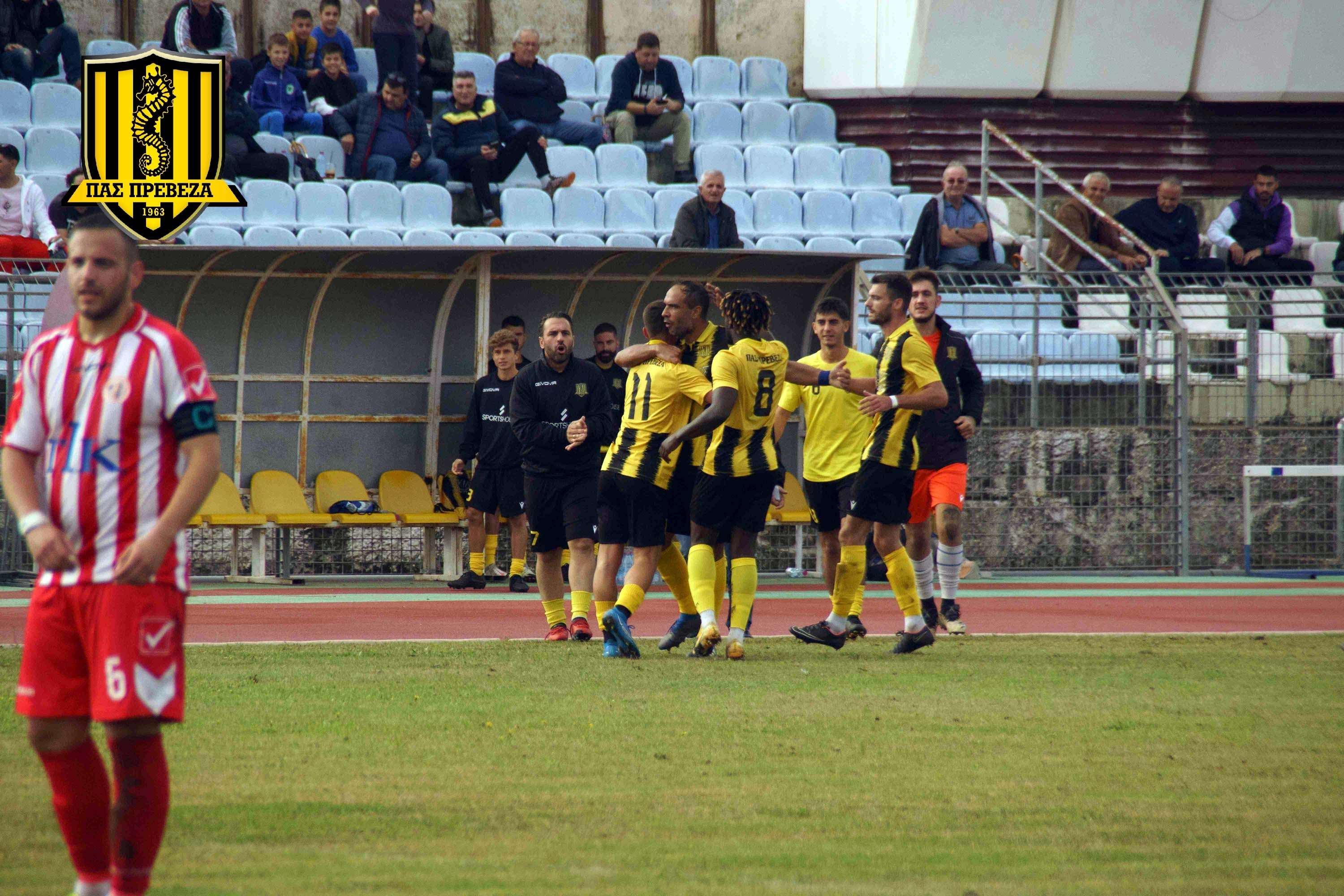 Ισόπαλο με 3-3 το ντέρμπι κορυφής, μεταξύ ΠΑΣ Πρέβεζα και Απόλλων Πάργας